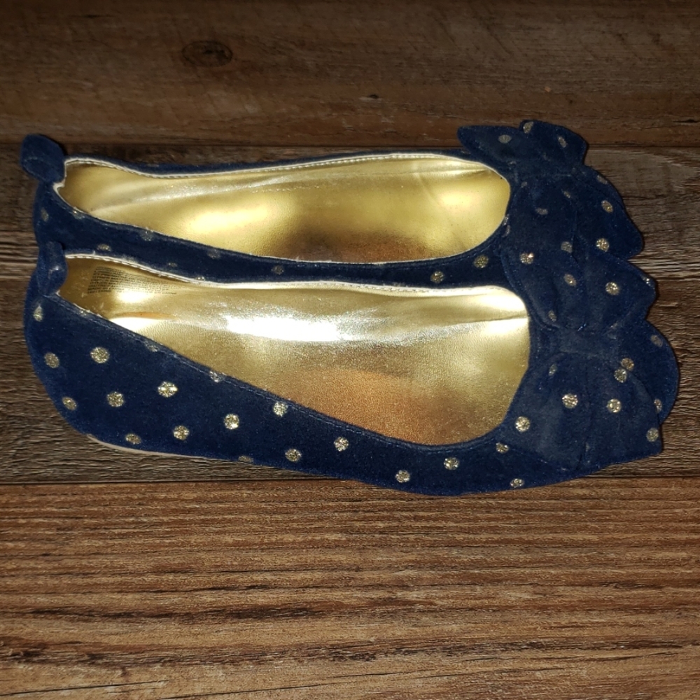 Gymboree girls velvet dress shoes size 13